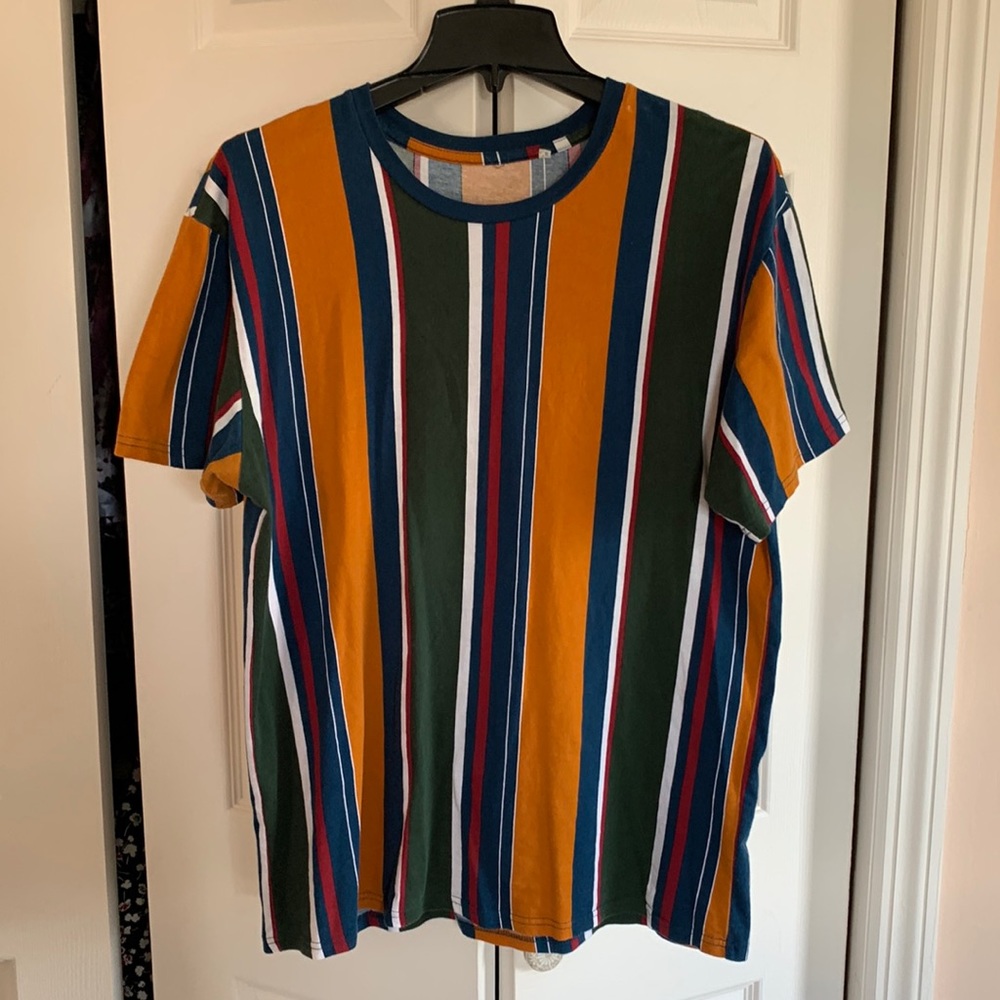 PacSun Basics Men’s Color Striped T Shirt